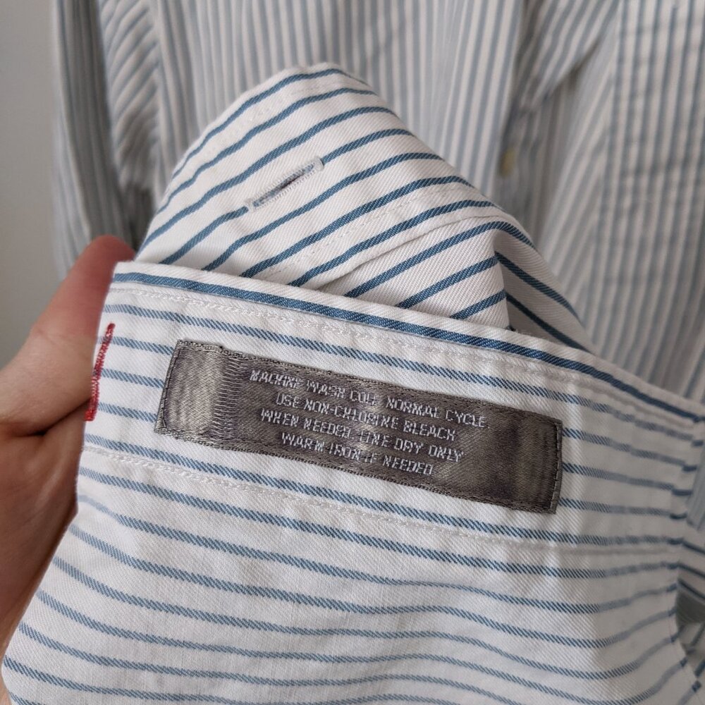 Daniel Cremieux 16.5x35 Dress Shirt - Blue/White - Picture 4 of 9